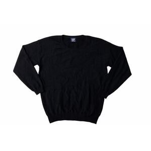 Vintage Gap 100% Cashmere Black Oversized Sweater | Crewneck Drop Shoulder EUC